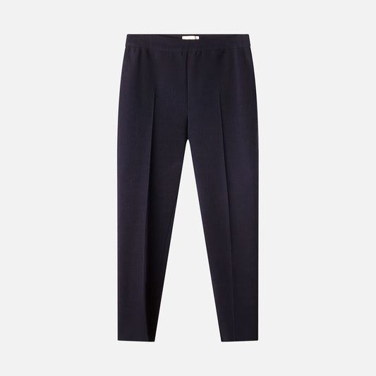 High Sport Navy Cotton Blend Pants