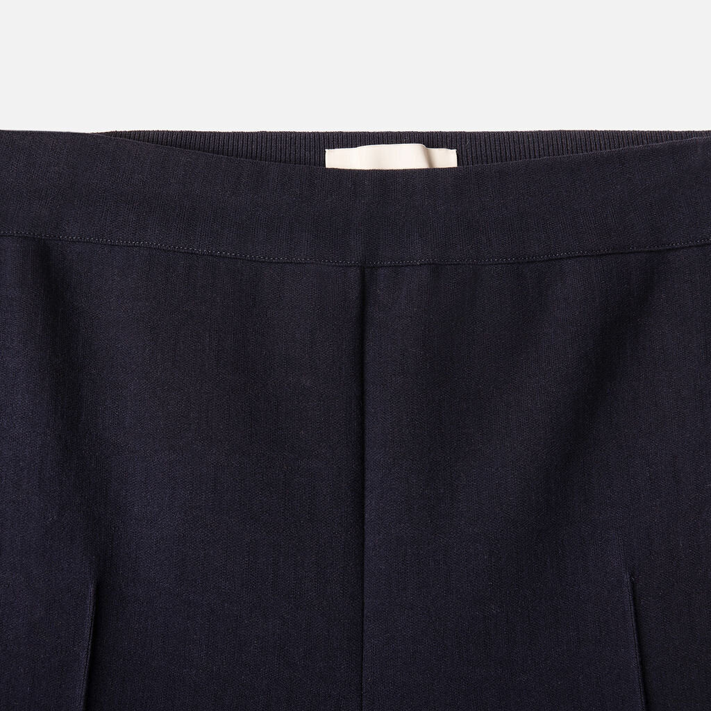 High Sport Navy Cotton Blend Pants