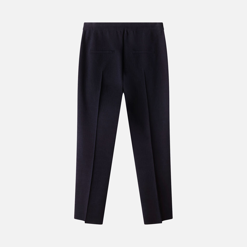 High Sport Navy Cotton Blend Pants