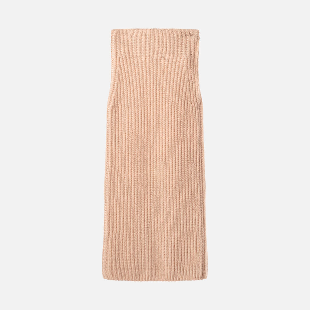 Fendi Pink Mohair Chunky Knit Skirt