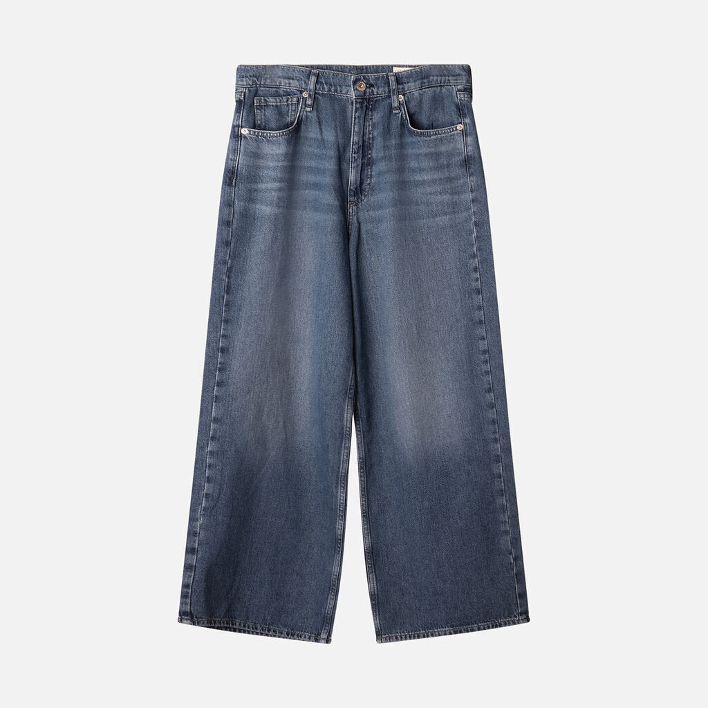 Rag & Bone Blue Wide Leg Ankle Jeans