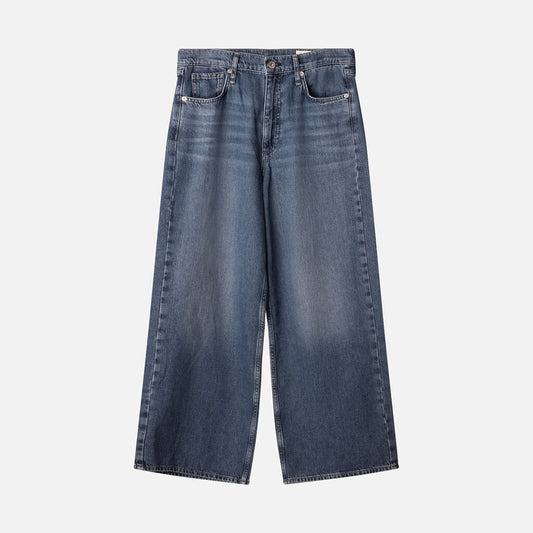 Rag & Bone Blue Wide Leg Ankle Jeans