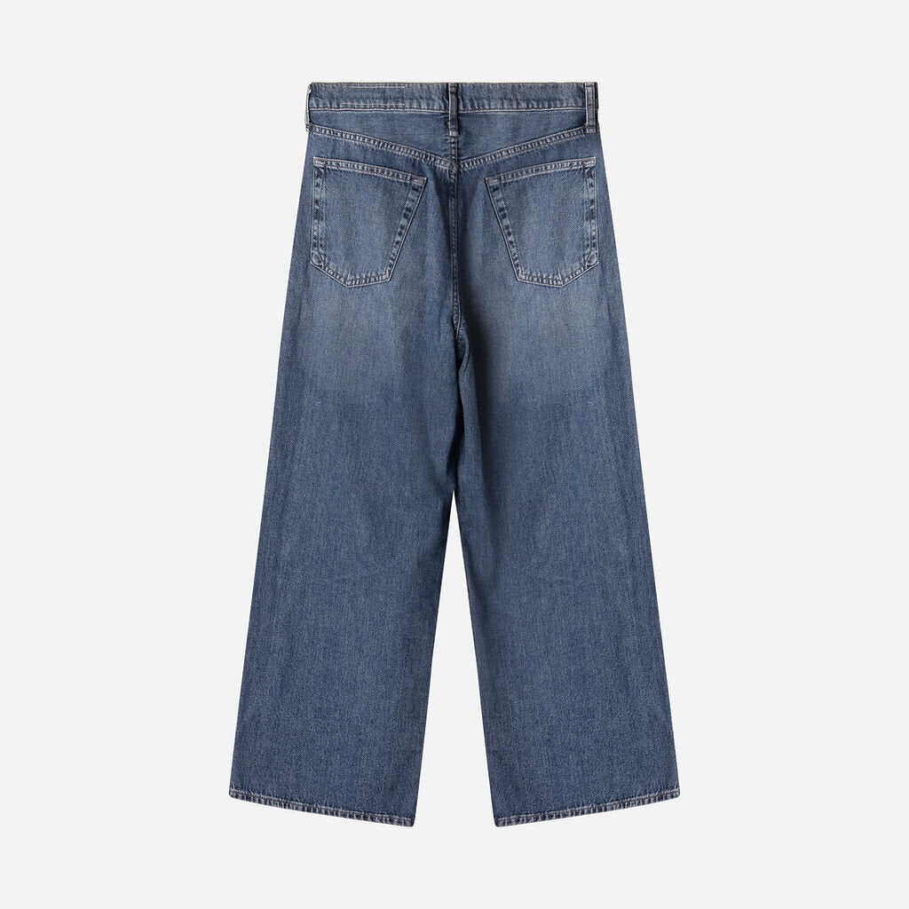 Rag & Bone Blue Wide Leg Ankle Jeans