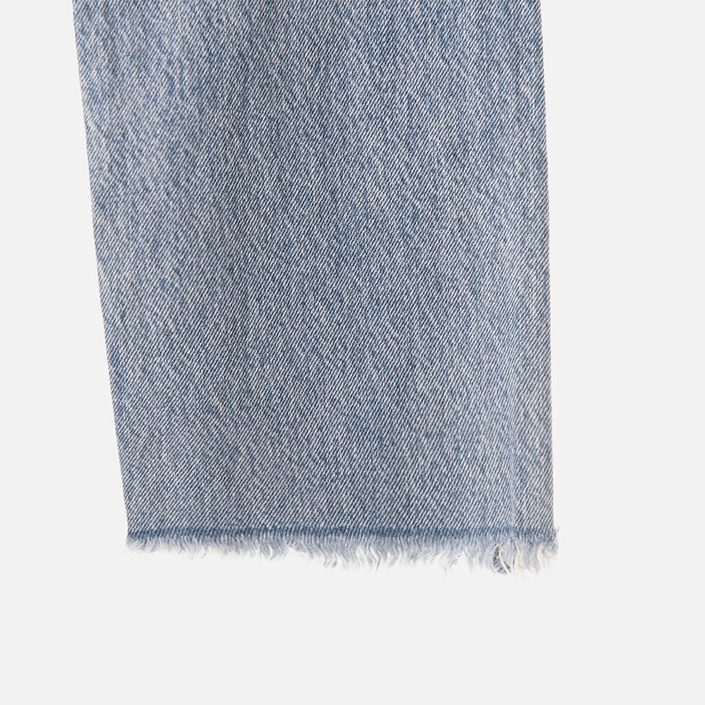 Agolde Blue Straight Leg Jeans