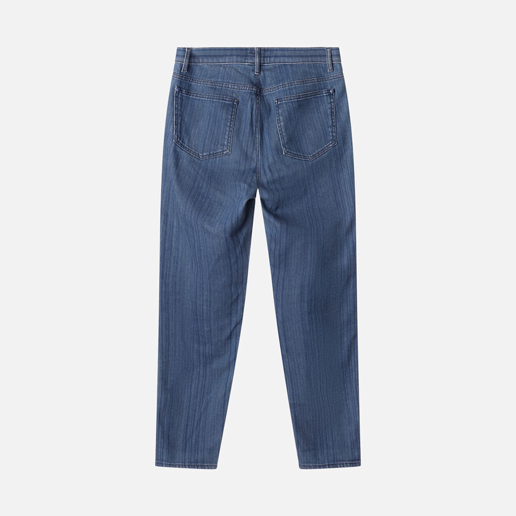Chanel Blue Straight Leg Jeans