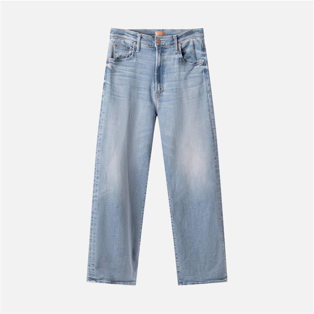 Mother Light Wash Straight Leg Jean