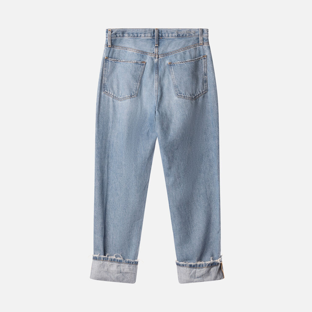 Favorite Daughter Medium Washed Wide Leg Jean