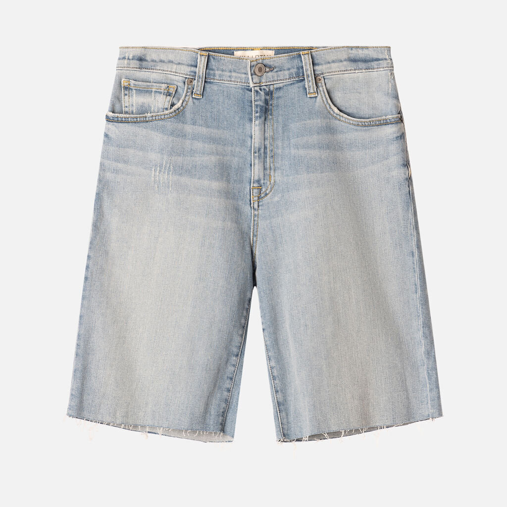Nili Lotan Blue Cotton Boyfriend Bermuda Short