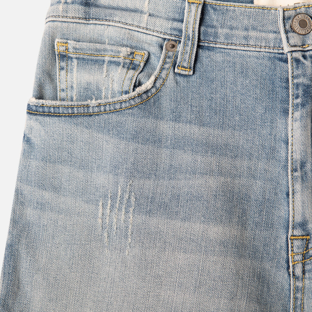 Nili Lotan Blue Cotton Boyfriend Bermuda Short