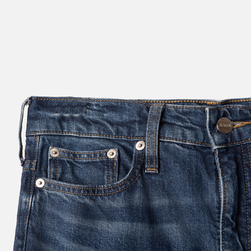 J. Crew Collection Medium Wash Denim Wide Leg Jean