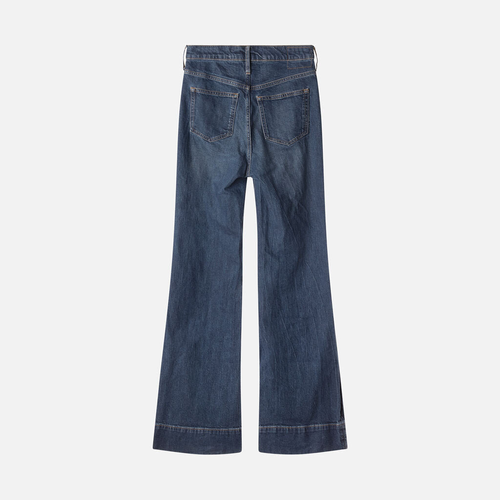 J. Crew Collection Medium Wash Denim Wide Leg Jean