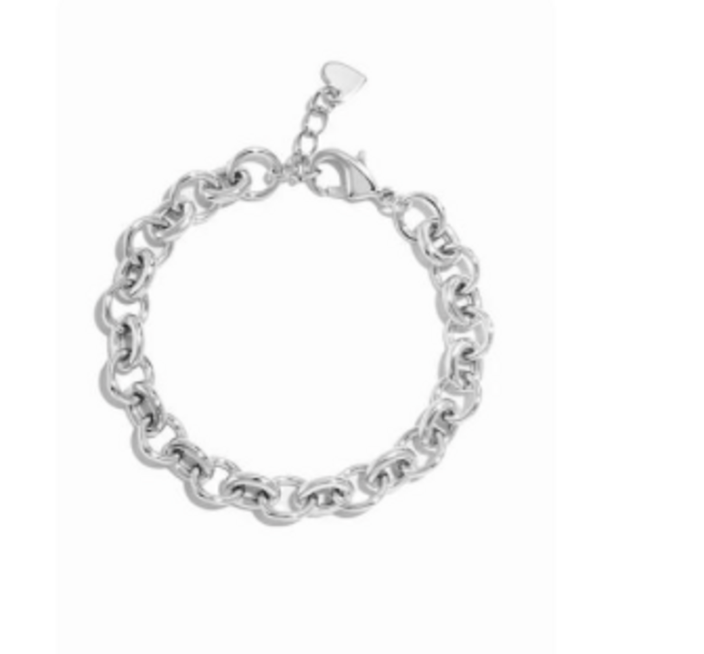 ROUND LINK BRACELET WG 6.75'