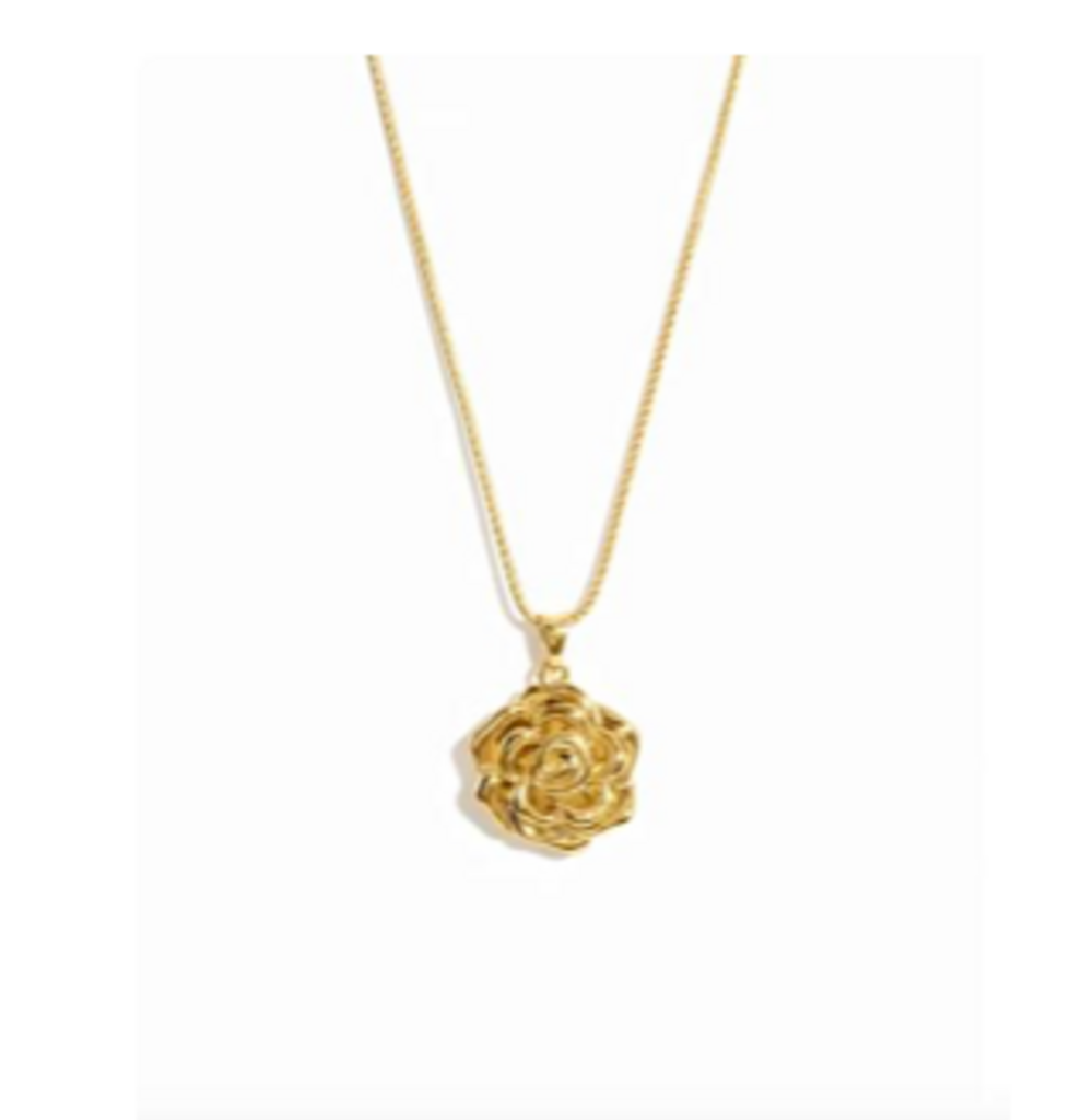 ROSE NECKLACE YG