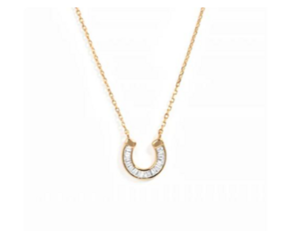 HORSESHOE NECKLACE YG