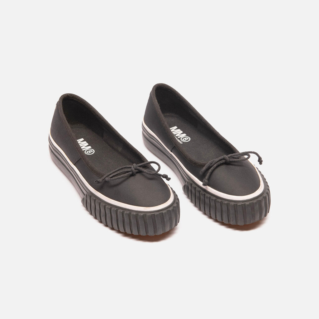 MM6 Maison Margiela B&W Trim Ballet Sneakers
