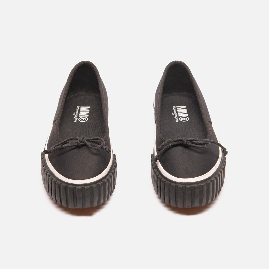 MM6 Maison Margiela B&W Trim Ballet Sneakers