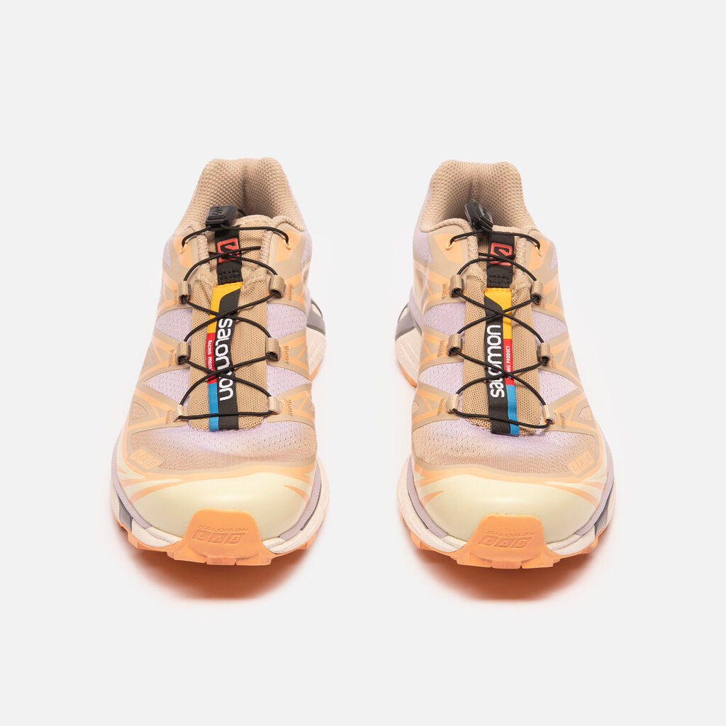 Salomon Lilac Purple Orange Mesh Sneaker