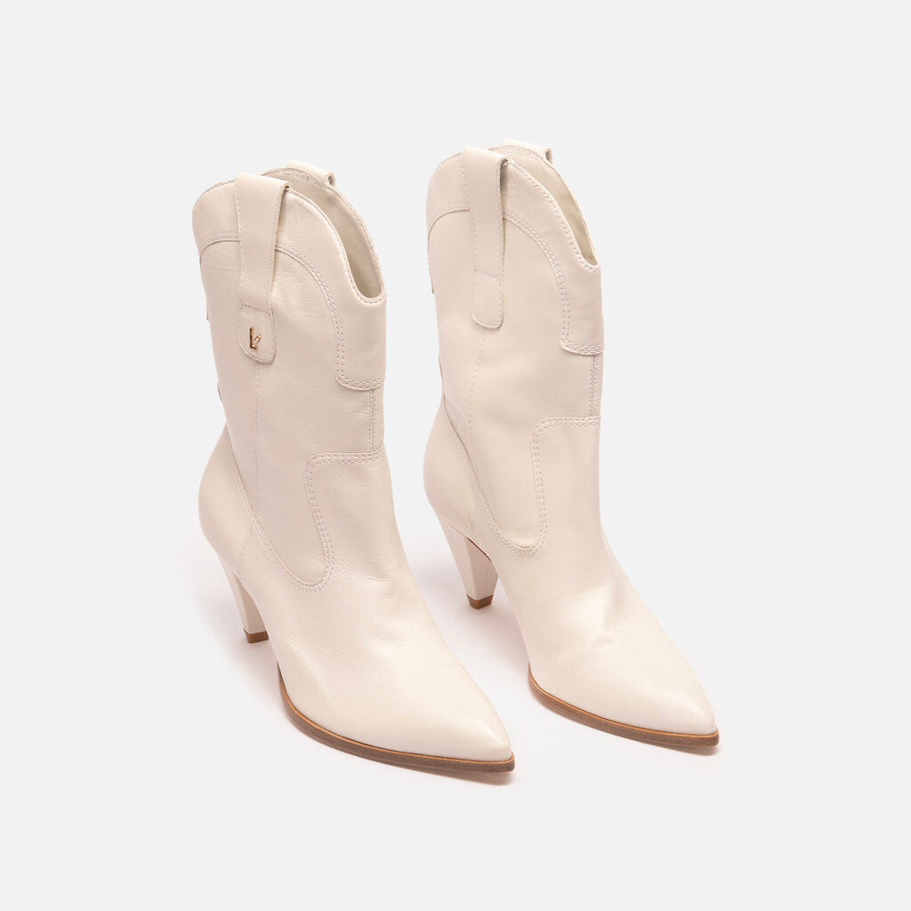 Larroude White Boot Larroude