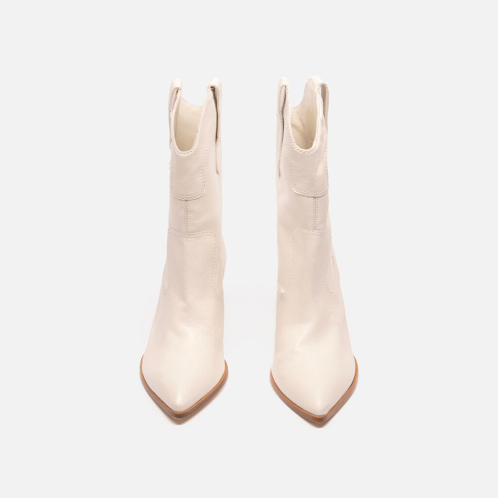 Larroude White Boot Larroude