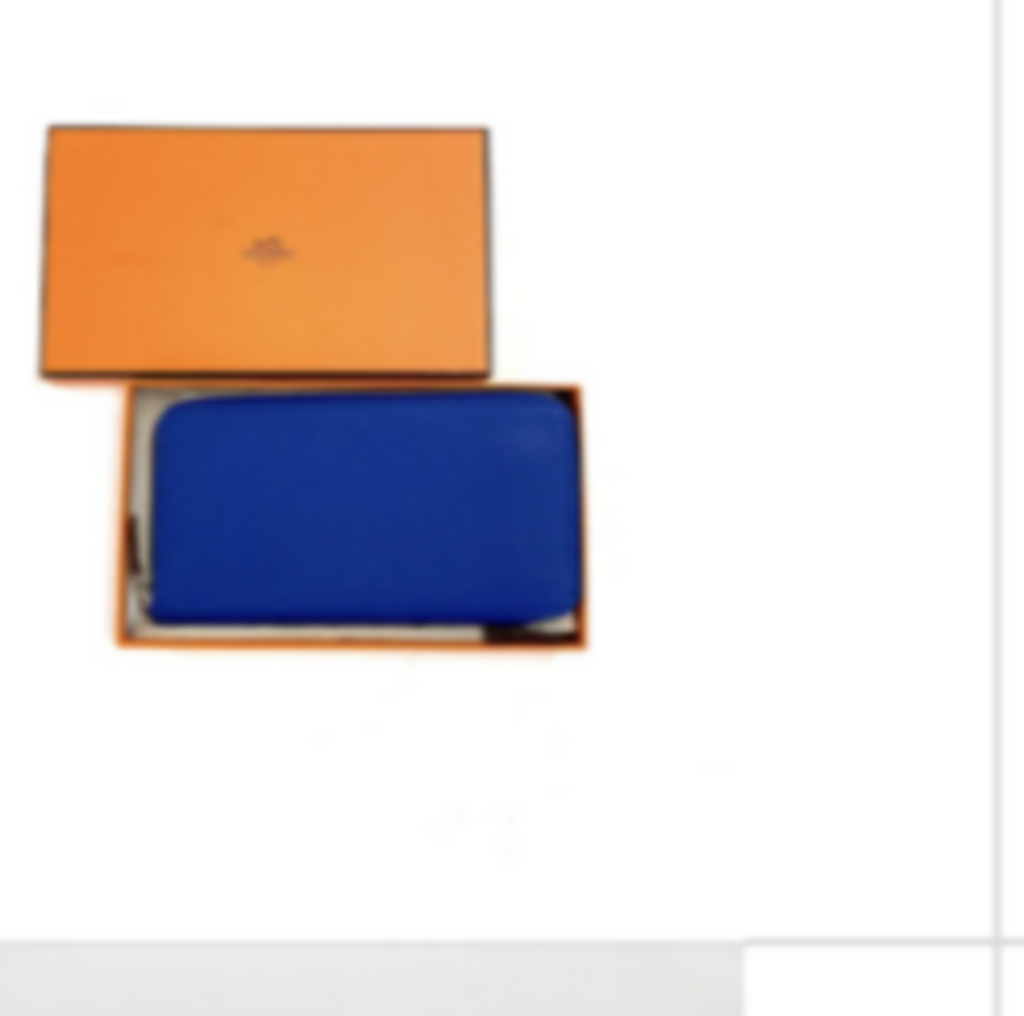 Blue Leather Wallet