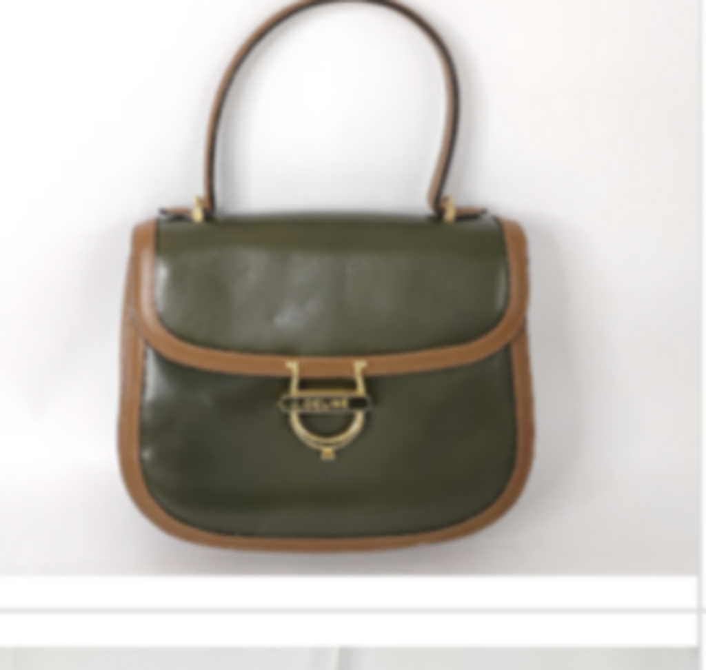 Green & Brown Top Handle