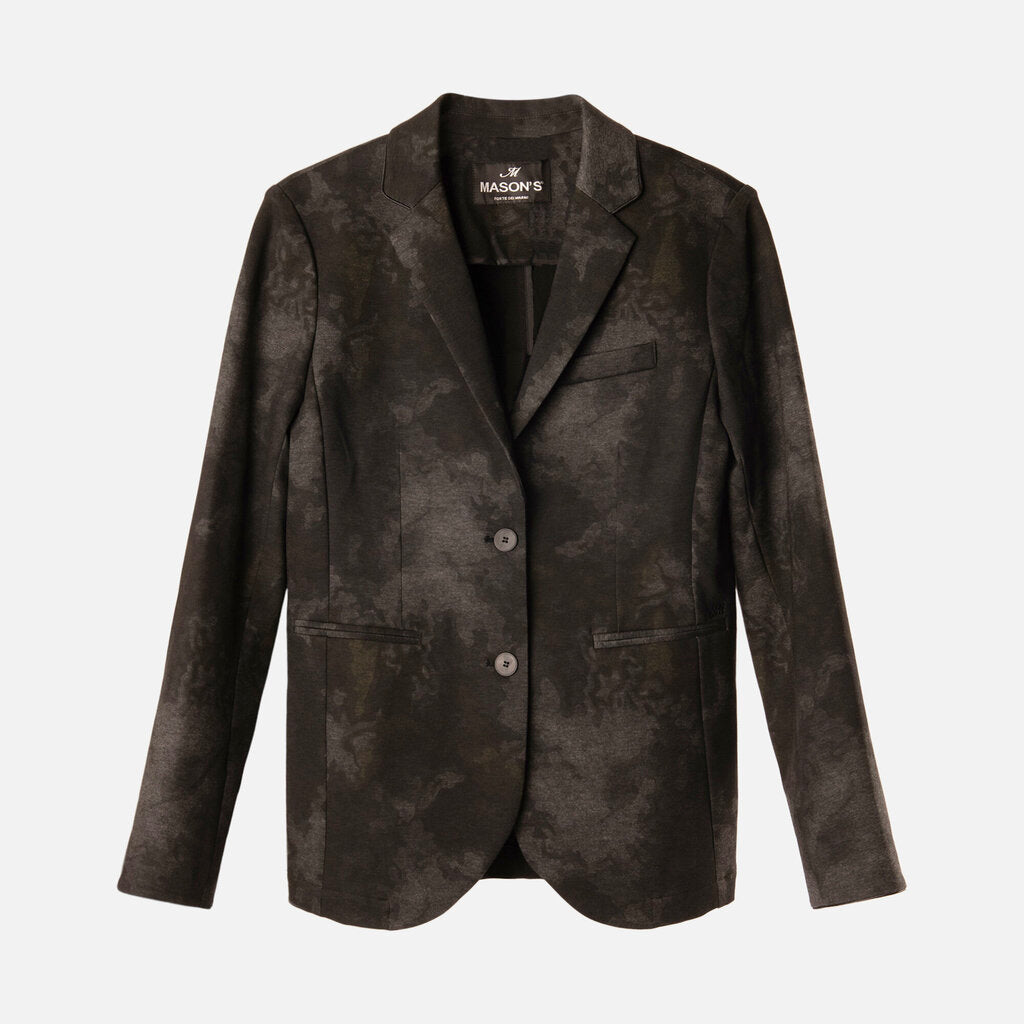Mason's Gray/Black Viscose Blazer