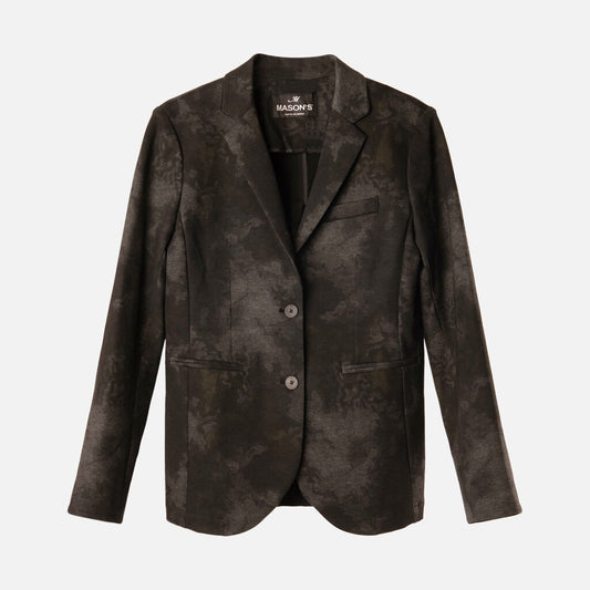Mason's Gray/Black Viscose Blazer