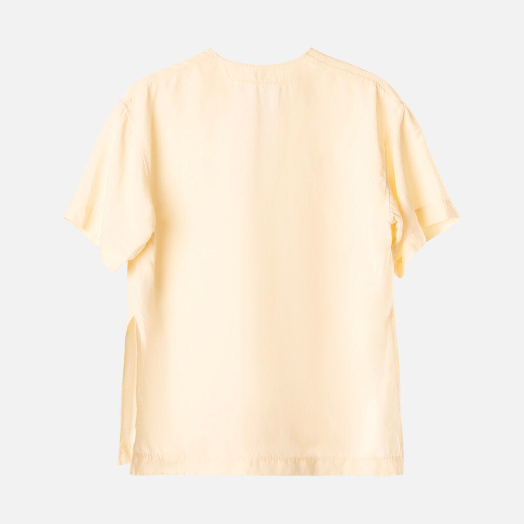 Toteme Yellow Lyocell/Linen Top