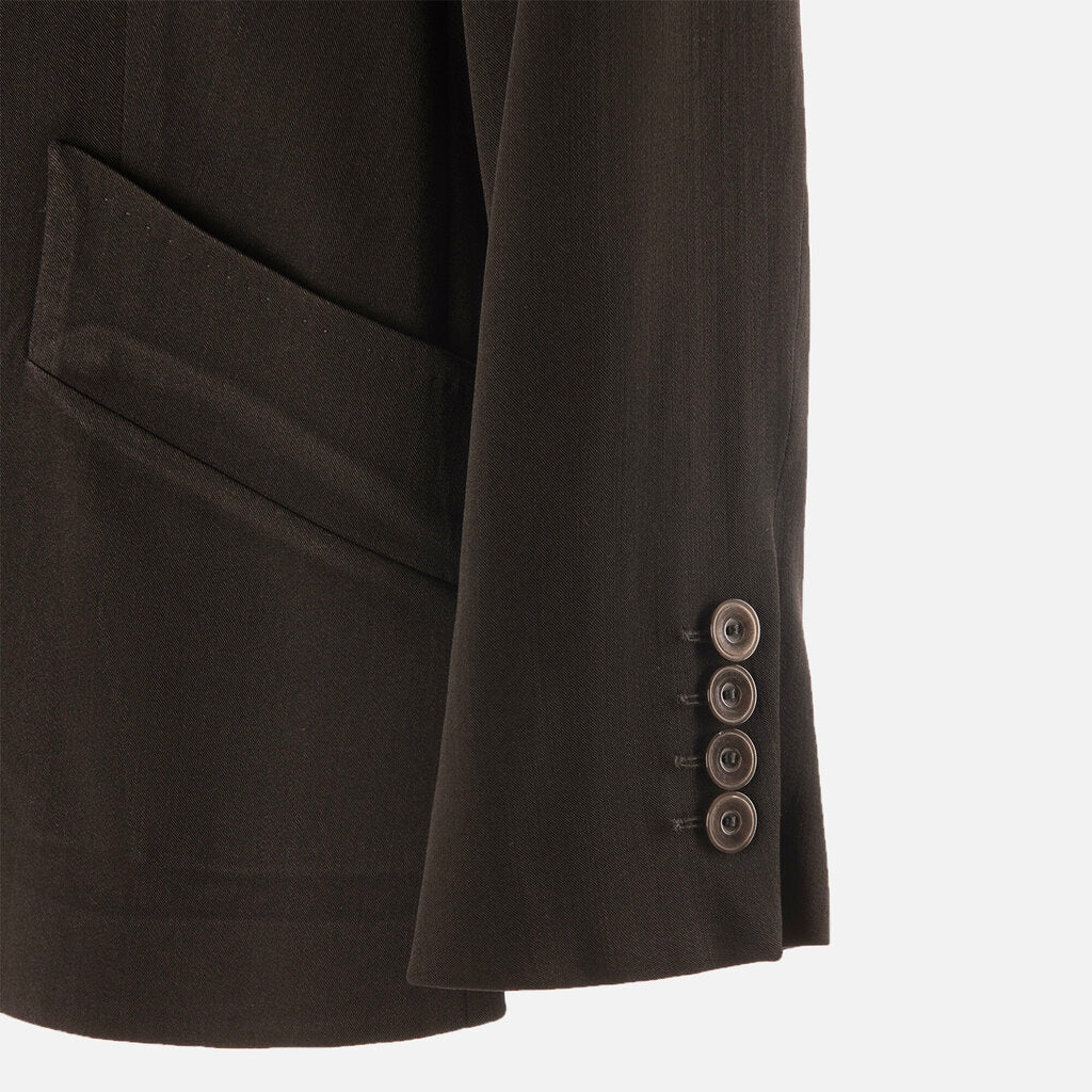 Max Mara Black Wool/Silk Blazer + Pant