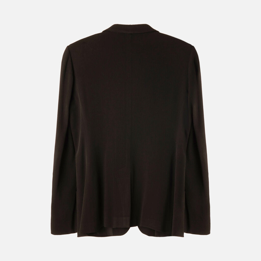 Max Mara Black Wool/Silk Blazer + Pant