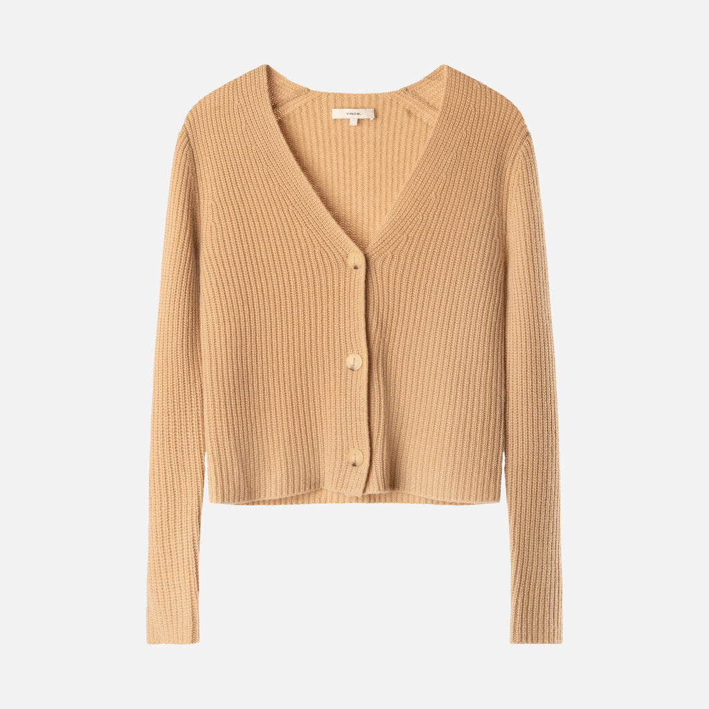 Vince Tan Cashmere Cardigan