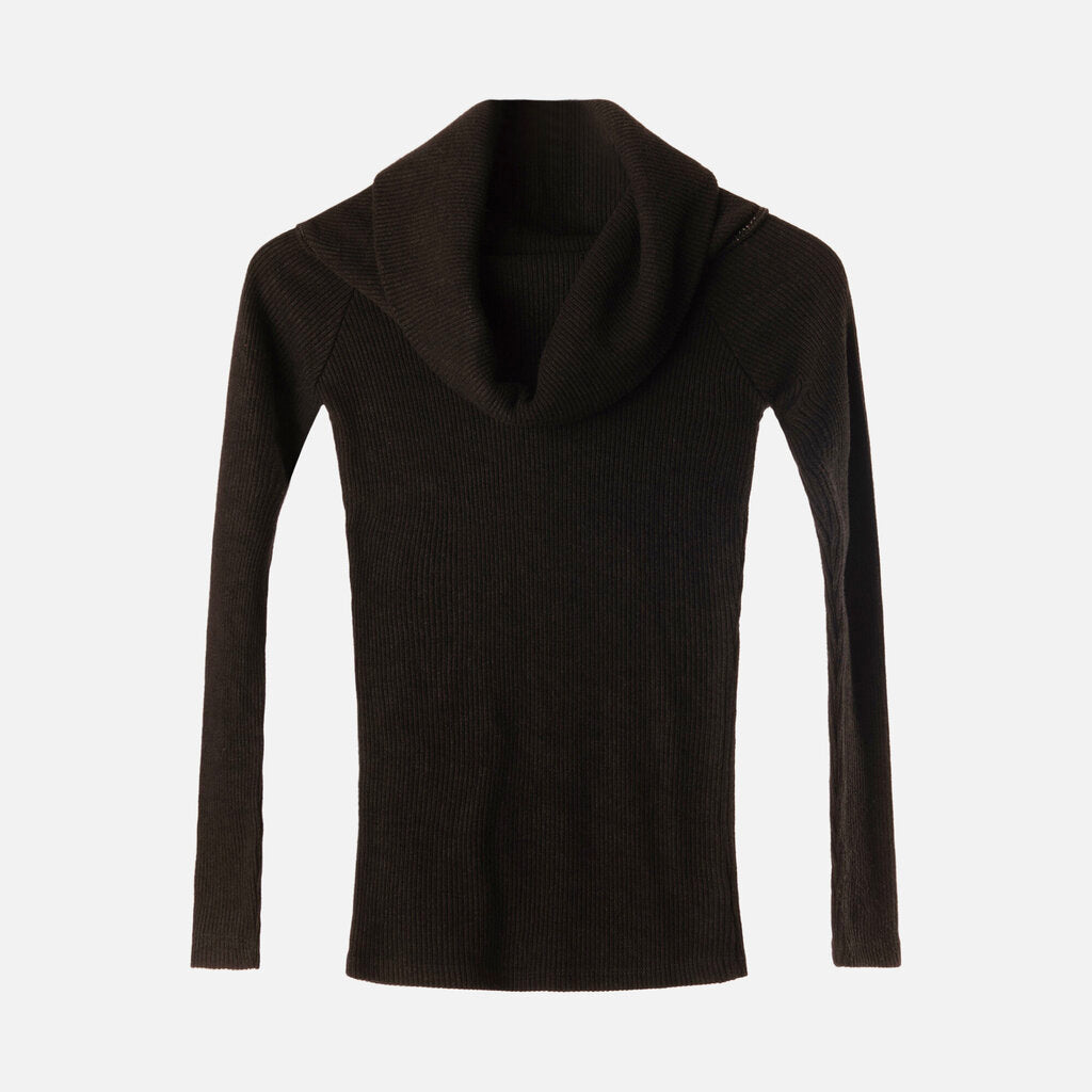 The Noli Shop Black Rayon Blend Off Shoulder Top