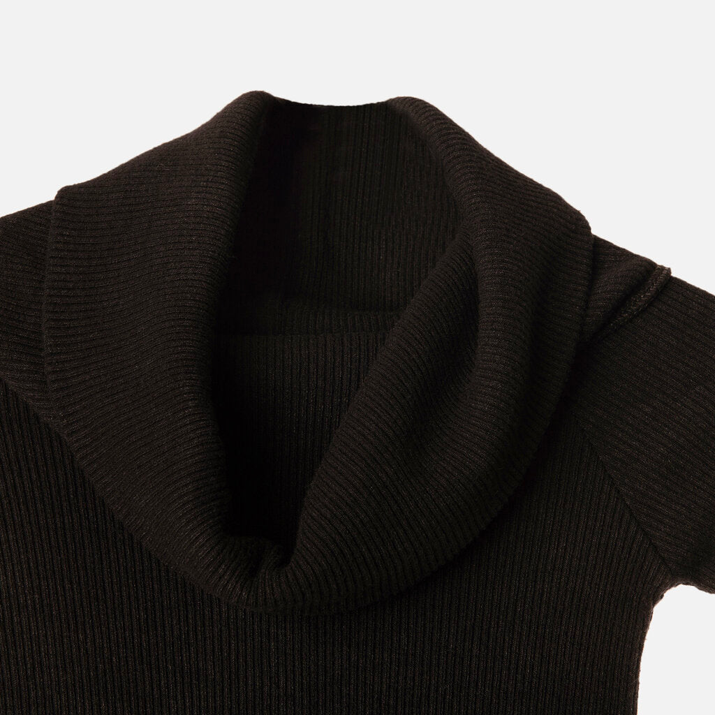 The Noli Shop Black Rayon Blend Off Shoulder Top
