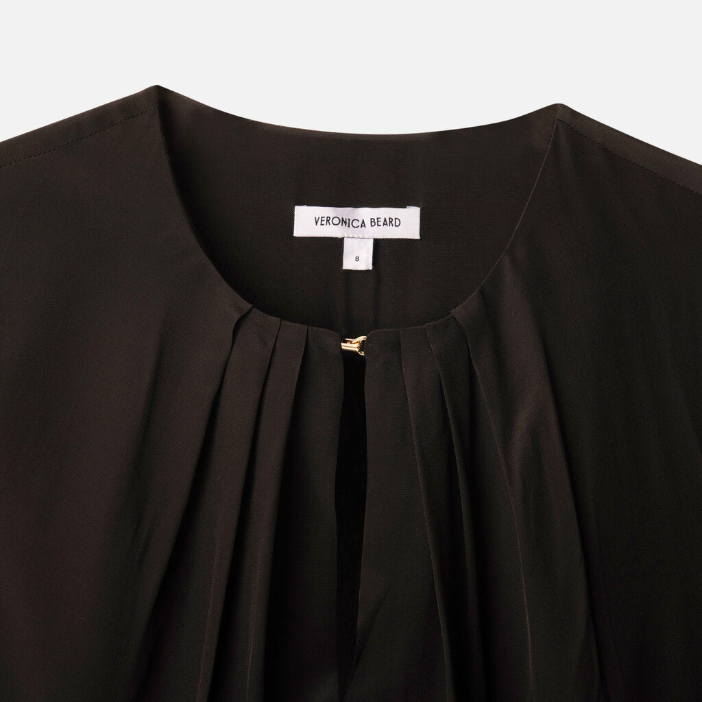 Veronica Beard Black Viscose Mini Dress
