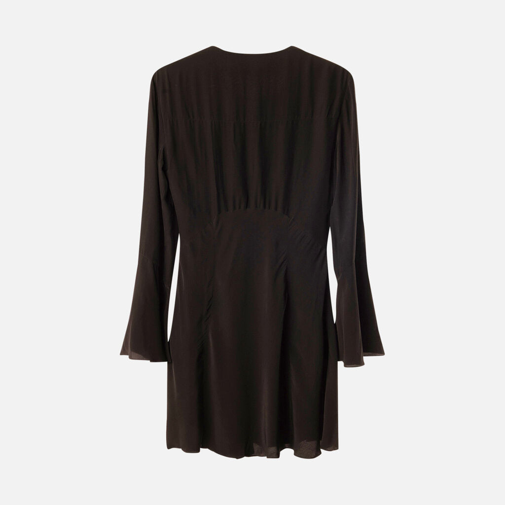Veronica Beard Black Viscose Mini Dress