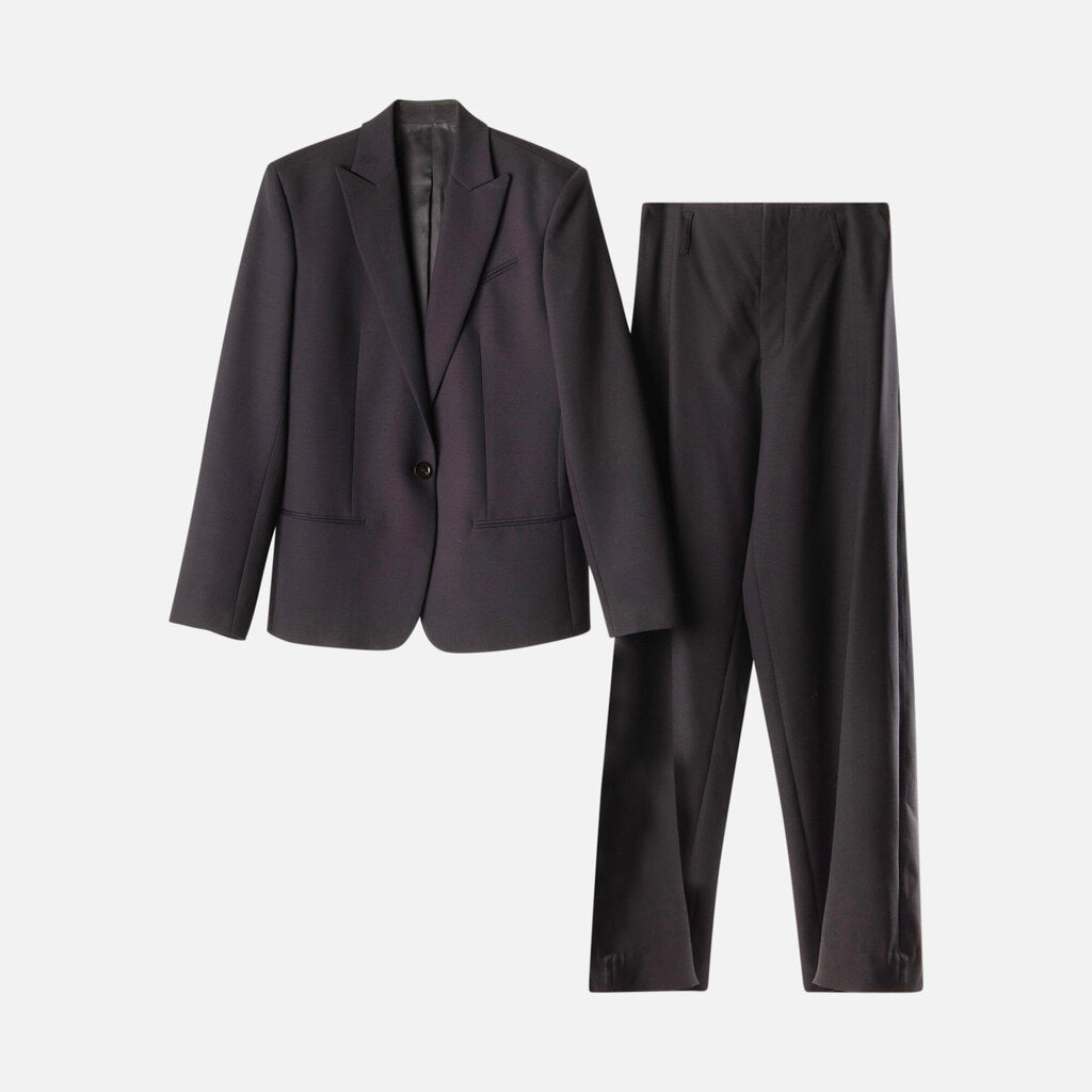 Philosophy Di Lorenzo Serafini Navy Poly/Wool Blazer + Pant