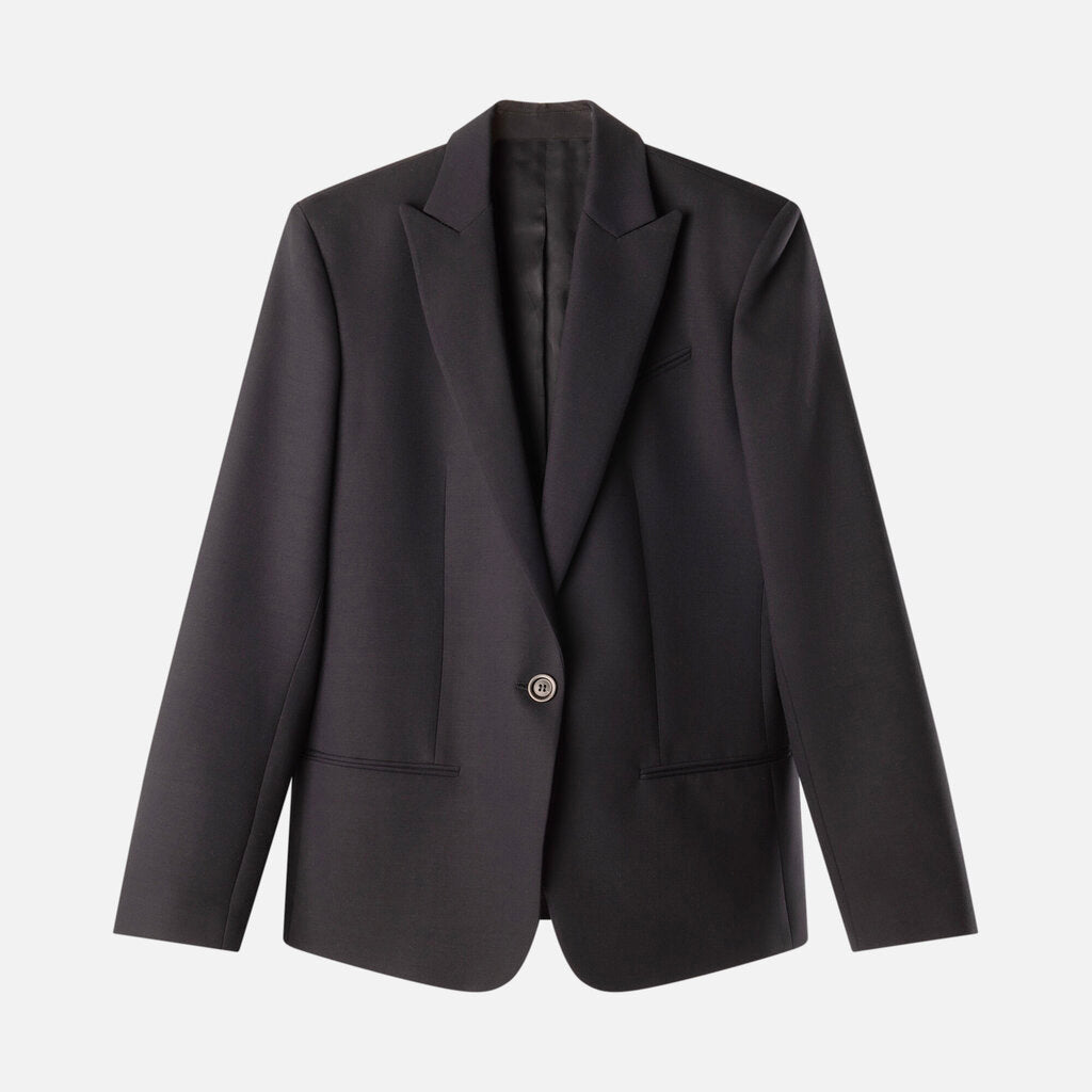 Philosophy Di Lorenzo Serafini Navy Poly/Wool Blazer + Pant