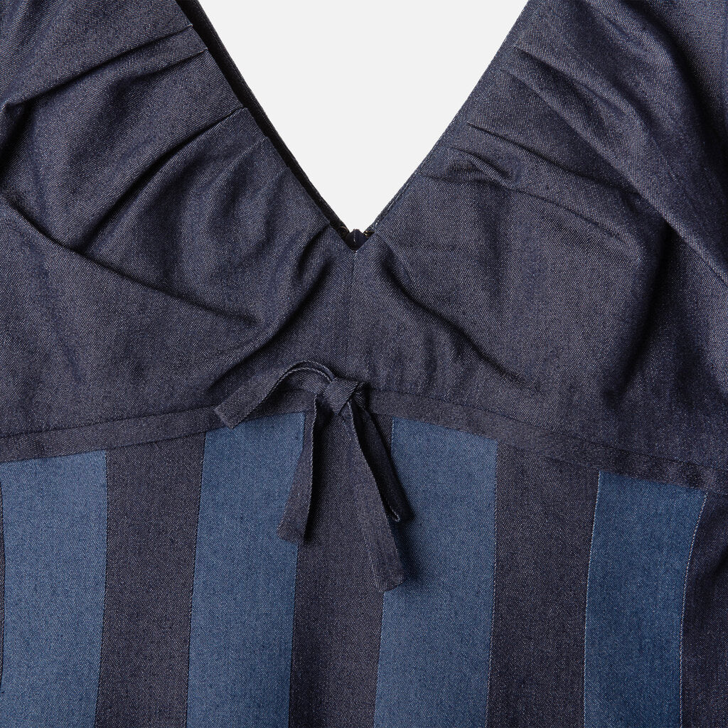 Carolina Herrera Blue Denim Midi Dress