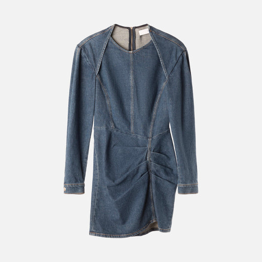 Iro Blue Denim Mini Dress
