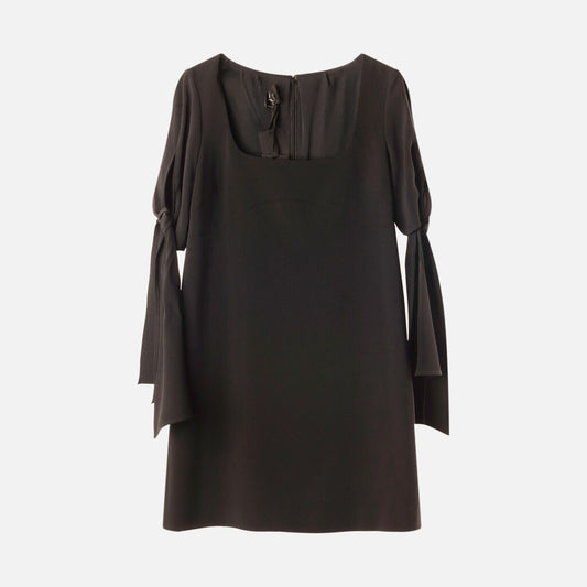 Pinko Black Poly Mini Dress