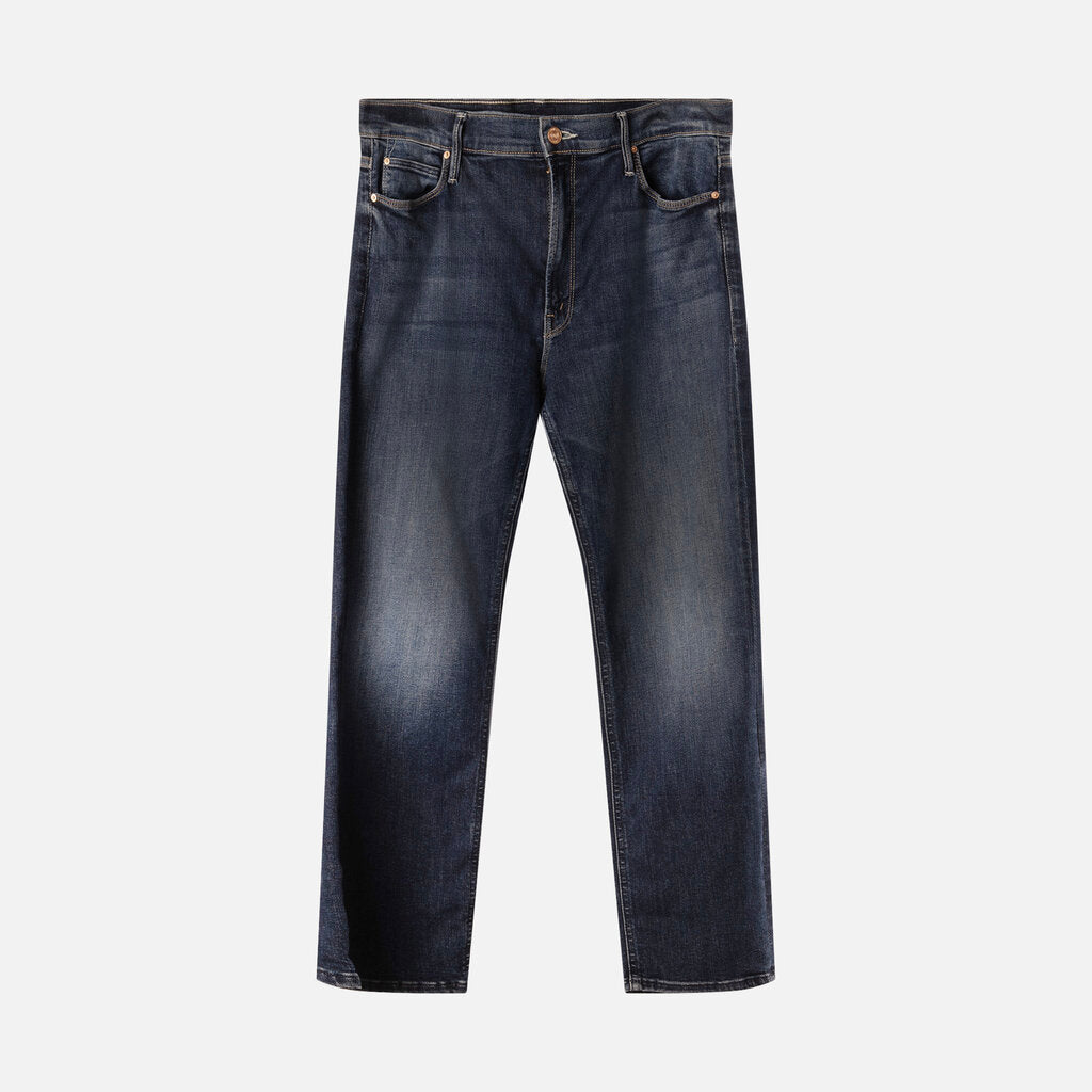 Mother Blue Straight Leg Jeans