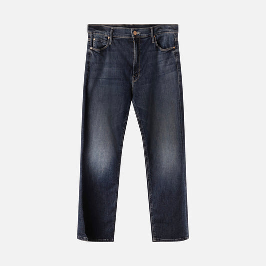 Mother Blue Straight Leg Jeans