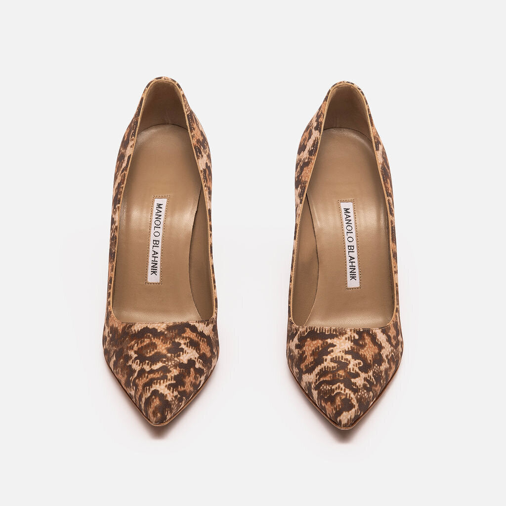 Manolo Blahnik Leopard Print Pumps