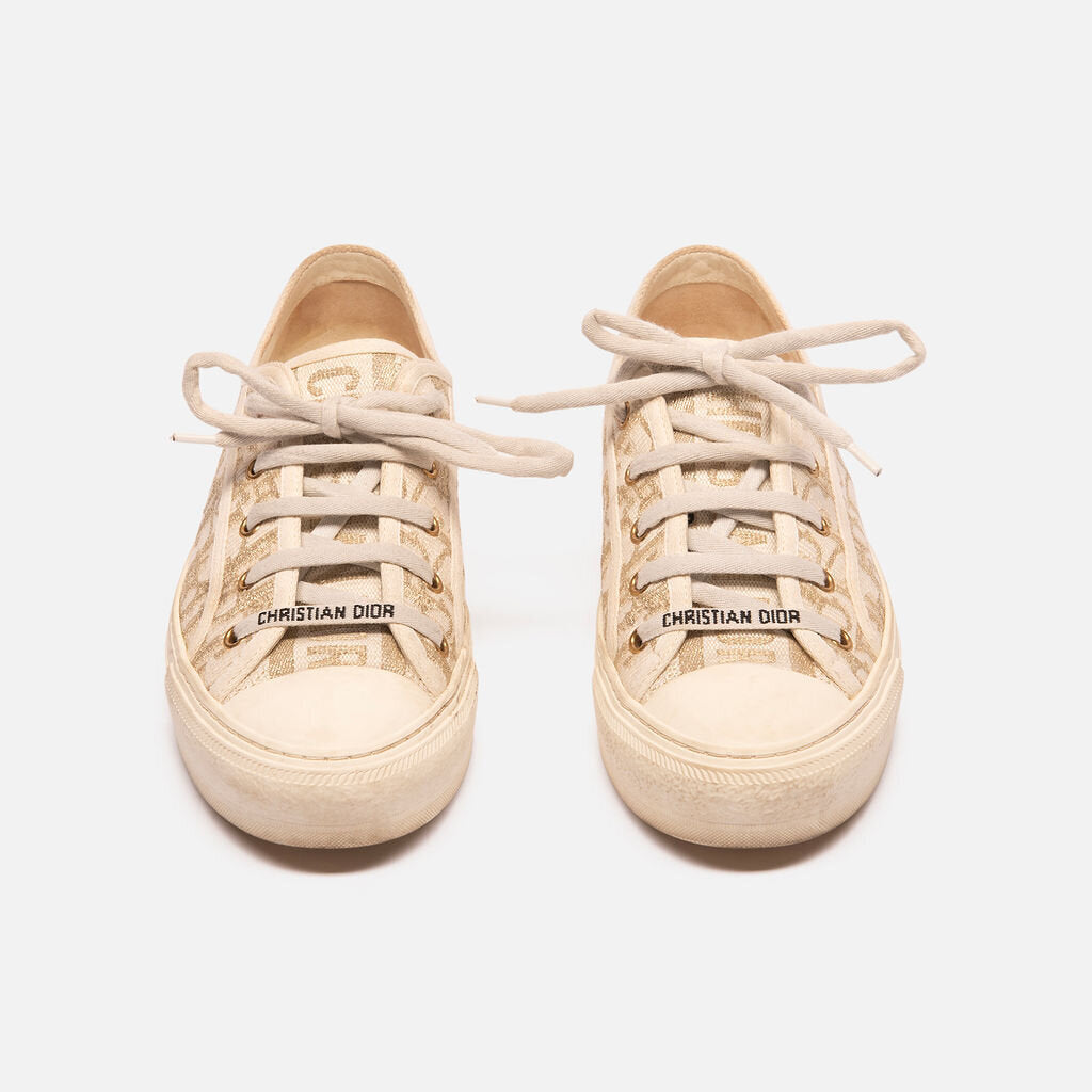 Christian Dior Golc Oblique Jacquard Canvas Sneakers