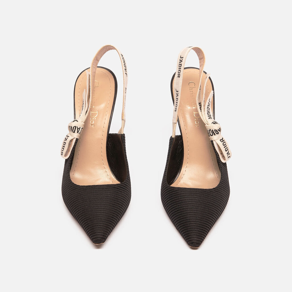 Christian Dior Black J'Adior Slingback Pumps