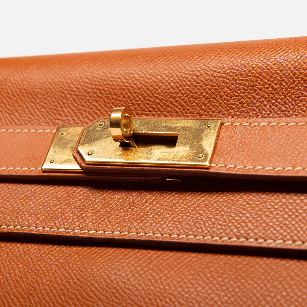Hermes Gold Epsom Gold Hardware Kelly 40