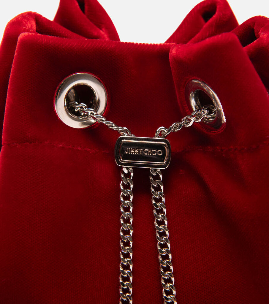 Jimmy Choo Red Velvet Bon Bon Bag