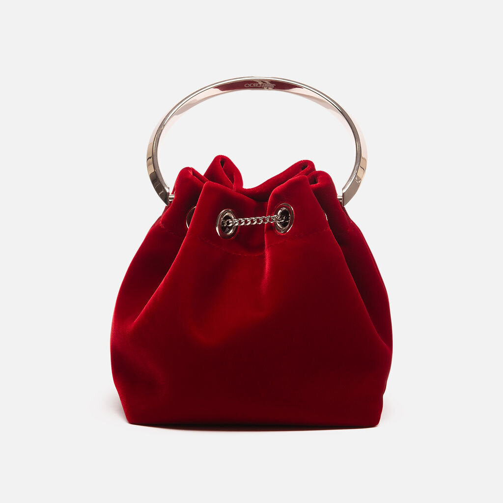 Jimmy Choo Red Velvet Bon Bon Bag
