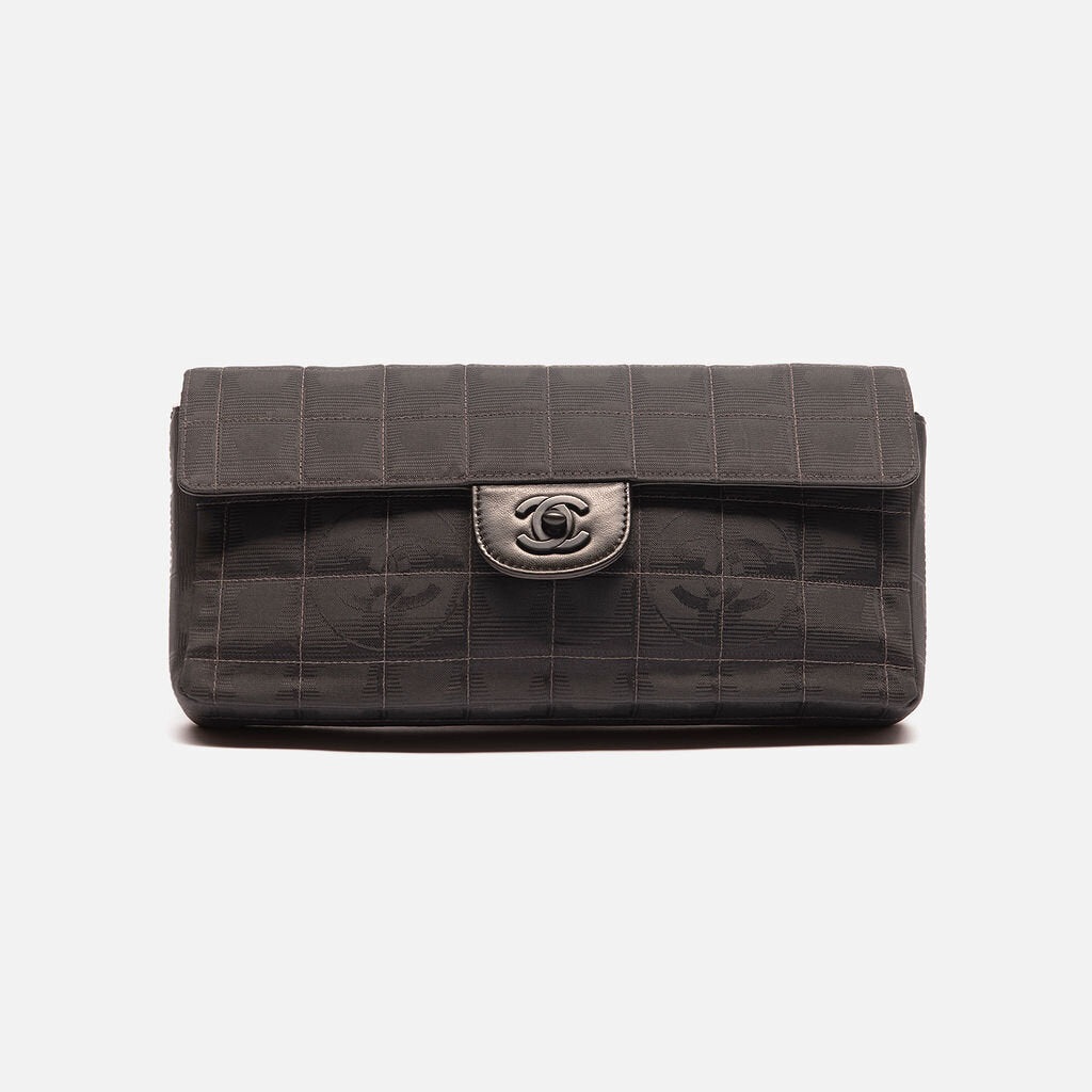Chanel So Black Nylon Chocolate Bar East West