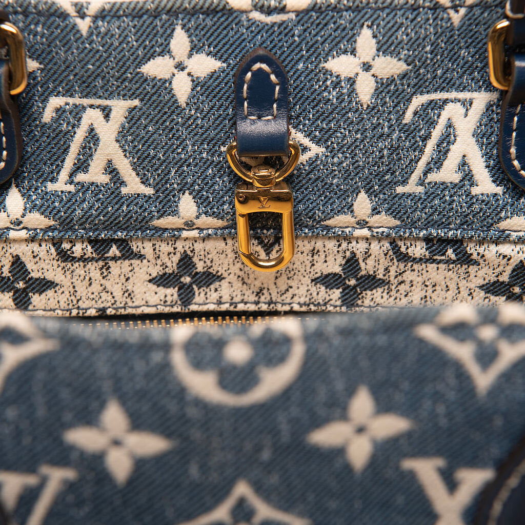 Louis Vuitton Monogram Jacquard Denim On the Go MM